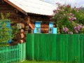 sibirisches Holzhaus