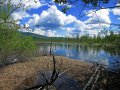 BAM Road entlang der Baikal Amur Magistrale in Sibirien