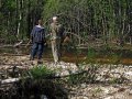 BAM Road entlang der Baikal Amur Magistrale in Sibirien