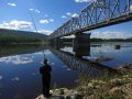 BAM Road entlang der Baikal Amur Magistrale in Sibirien