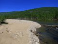 BAM Road entlang der Baikal Amur Magistrale in Sibirien