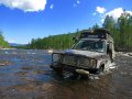 BAM Road entlang der Baikal Amur Magistrale in Sibirien