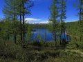 BAM Road entlang der Baikal Amur Magistrale in Sibirien