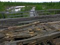 verfallene Holzbrücke auf der BAM Road