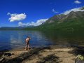 baden in Sibirien an der BAM Road