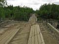 eingestürzte Brücke an der BAM Road