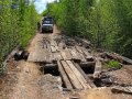 statisch bedenkliche Brücke auf der BAM Road