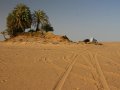 Oase in der Weißen Wüste in Ägypten