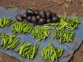 grüne Chilis auf dem Markt