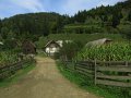Dorf in den Karpaten