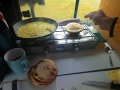 Omelette im Pita Brot