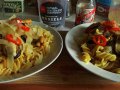 Pasta mit Muscheln und Chillies