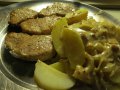 Schweinelende in Pilz Sahne Sauce mit Kartoffeln
