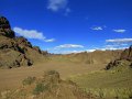 Berglandschaft in der Gobi