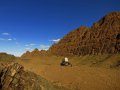 Berglandschaft in der Gobi