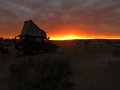 Sonnenuntergang in der Gobi