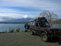 Mount Fuji mit Landcruiser