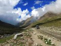 Tosor Pass im Tian Shan Gebirge (Kirgistan)