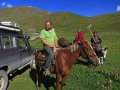 Gunter auf dem Pferd