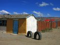 Dorf im mongolischen Altai