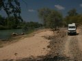 Offroad am Kunene Fluß in Namibia