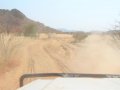 Staubige Strassen in Nambia