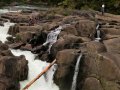 Motorrad Trial an den McLaren Falls (Neuseeland)