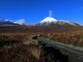 Mount Ngauruhoe im Tongariro Nationalpark (Neuseeland)