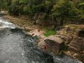 Kajak an den McLaren Falls (Neuseeland)