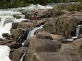 Motorrad Trial an den McLaren Falls (Neuseeland)