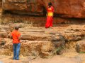 Südafrikanisches Paar an den Bourke’s Luck Potholes