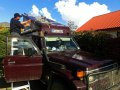 Toyota Landcruiser Hubdach Reparatur (Neuseeland)