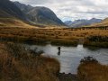 Fluss am North Mavora Lake (Neuseeland)