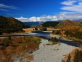 Landschaft am Waiau Fluss (Neuseeland)