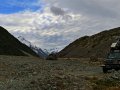 Camping am Tasman Gletscher (Neuseeland)