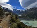 Wandern zur Muller Hut (Neuseeland)