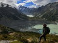 Wandern zur Muller Hut (Neuseeland)