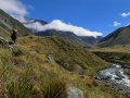 Wandern im Macaulay Valley (Neuseeland)