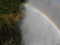 Regenbogen an den Victoria Falls (Sambia)