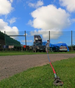 neues Seil für die Winde (Neuseeland)