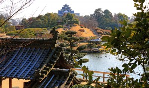 Koraku-en Garten in Okayama (Japan)