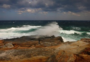 Sandsteinküste bei Shirahama (Japan)