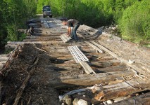 Brücke ausbessern (Russland)