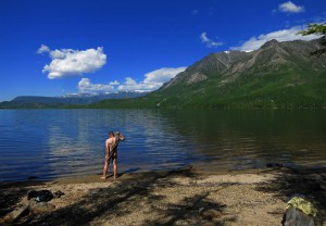 baden in Sibirien (Russland)