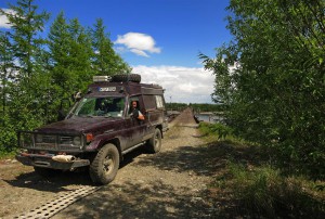 Sandbleche richten (Russland)