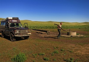 Brunnen in der Steppe (Mongolei)