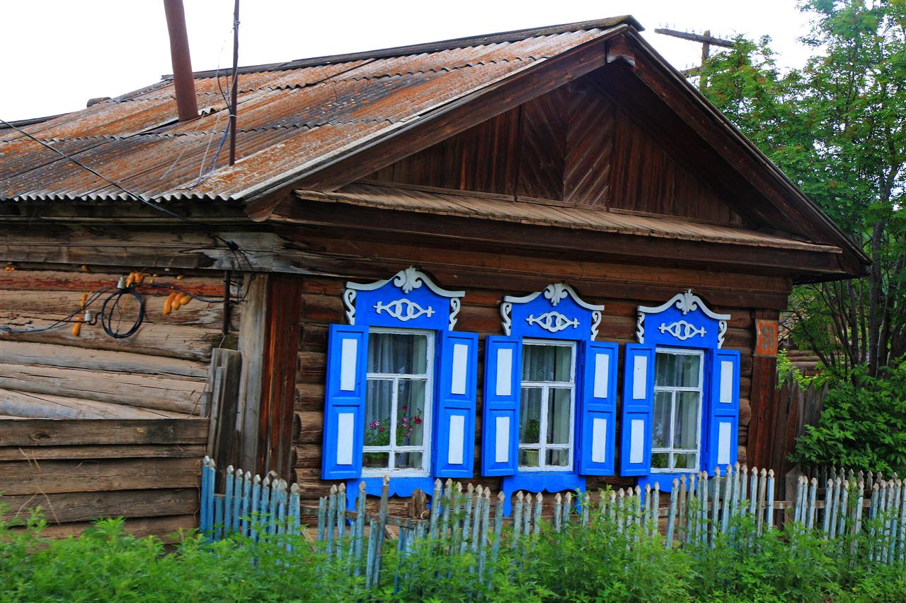 sibirisches Holzhaus (Russland)