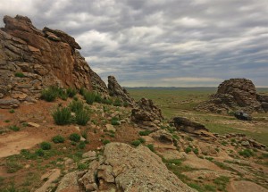 Berglandschaft (Mongolei)