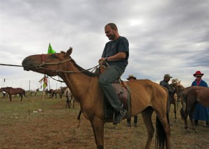 mongolischer Reiter (Mongolei)