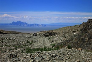 Berge als Navigationshilfe (Mongolei)